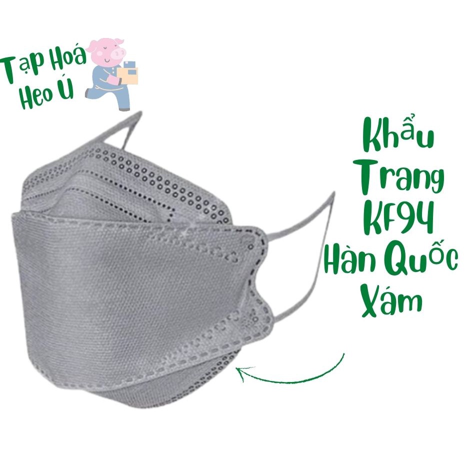 [CHÍNH HÃNG] Khẩu Trang KF94 Kháng Khuẩn Hàn Quốc Chất Lượng- HỘP 10 cái