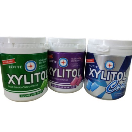 Kẹo Cao Su - Kẹo Gum Không Đường Xylitol 137,8g Đủ Vị