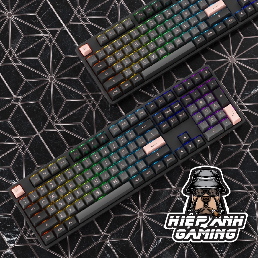 Bàn phím cơ AKKO 5108S Black Pink | Hàng chính hãng bảo hành 12 thangs