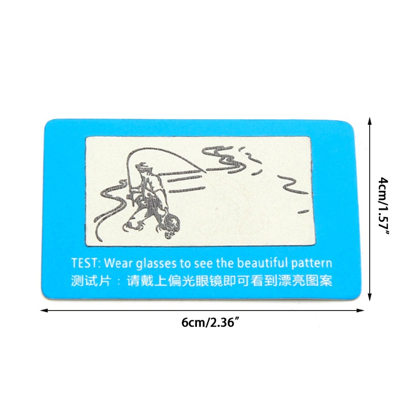 Youyo Thẻ Kiểm Tra Kính Râm Phân Cực Bền Vui Nhộn