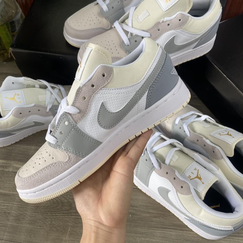 Giày thể thao Jordan cổ thấp xám xanh paris, Giày jordan low các màu hot nhất dễ phối đồ nam nữ Full Box Bill | BigBuy360 - bigbuy360.vn