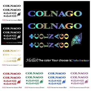 Miếng dán phản quang in chữ colnago độc đáo trang trí bánh xe đạp leo núi