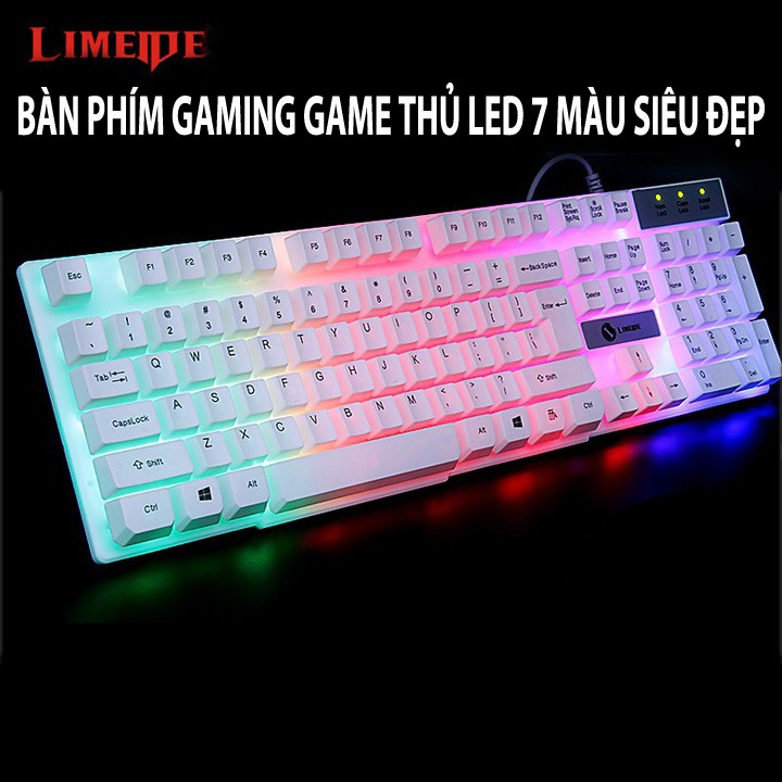 [RẺ NHẤT SHOPEE] BÀN PHÍM GIẢ CƠ GTX330 CÓ LED 7 MÀU SIÊU ĐẸP TẶNG KÈM CHUỘT CÙNG MÀU BÀN PHÍM - GIAO MÀU NGẪU NHIÊN