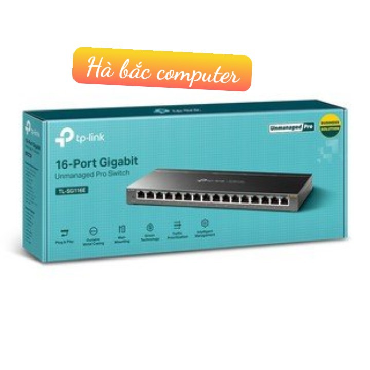 Bộ Chia Mạng 16 Cổng TP-Link TL-SG116  Hộp Kim Loại - 16 PORT GIGABIT