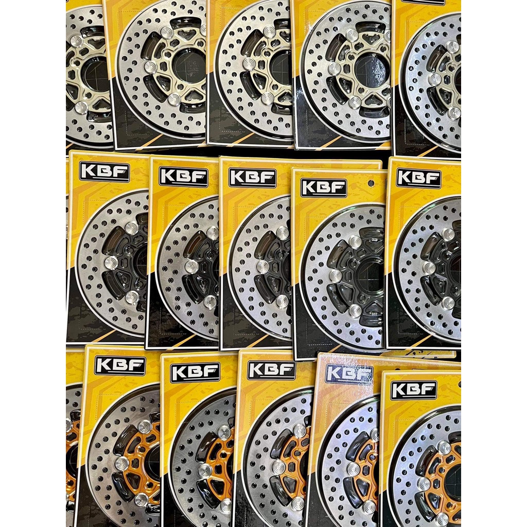 ĐĨA THẮNG PHANH DĨA (4 LỖ) TRƯỚC 220MM / 260MM KBF TQ6 RACING