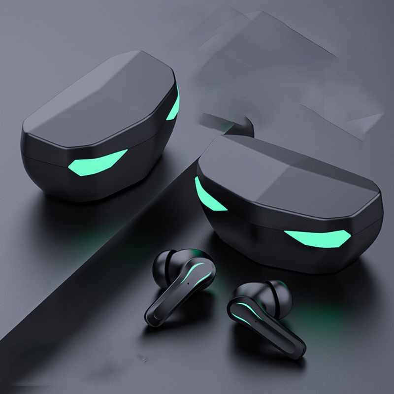 Tai Nghe Bluetooth 5.0 Tai Nghe Không Dây Tws D17 Chơi Game Âm Thanh Êm Kiểu Dáng Hầm Hố