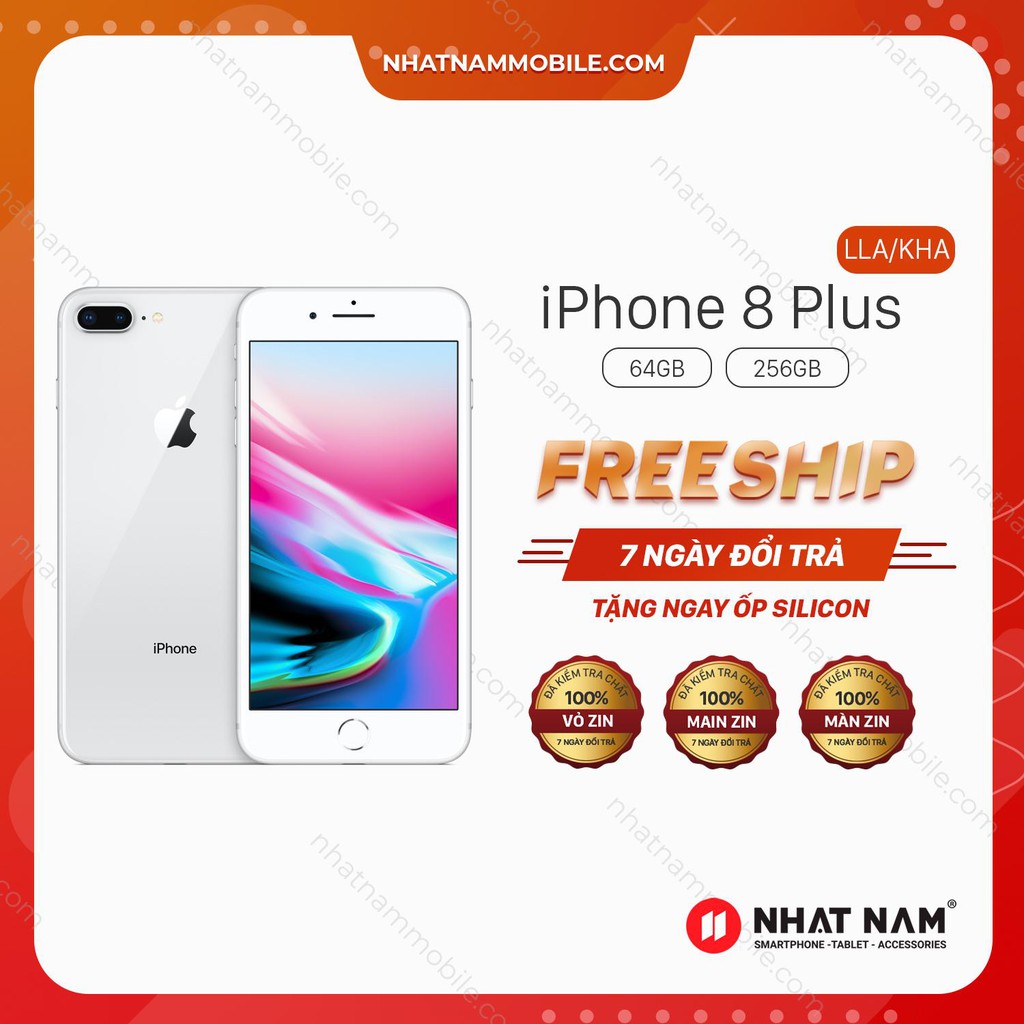 (Chính Hãng) Điện thoại Apple iPhone 8 Plus Quốc Tế Like New- BH 1 Đổi 1