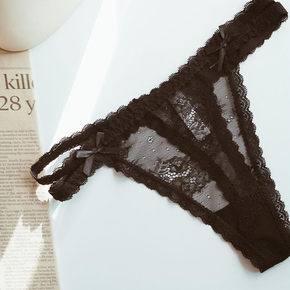 IVORY Quần Lót Lưng Thấp Thoáng Khí Màu Trơn Cho Nữ