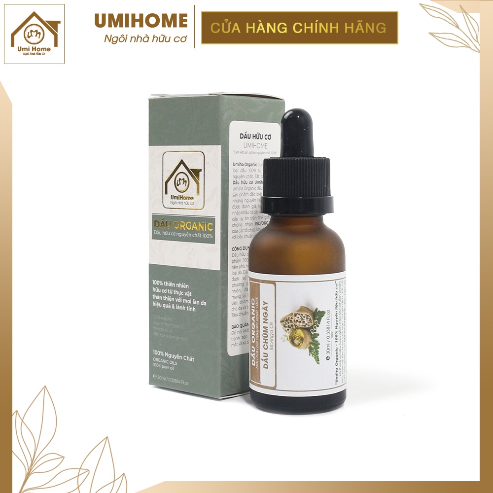 Dầu Chùm Ngây dưỡng da hữu cơ UMIHOMEnguyên chất 30ml