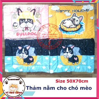 Thảm nằm mùa đông cho chó mèo lót lông