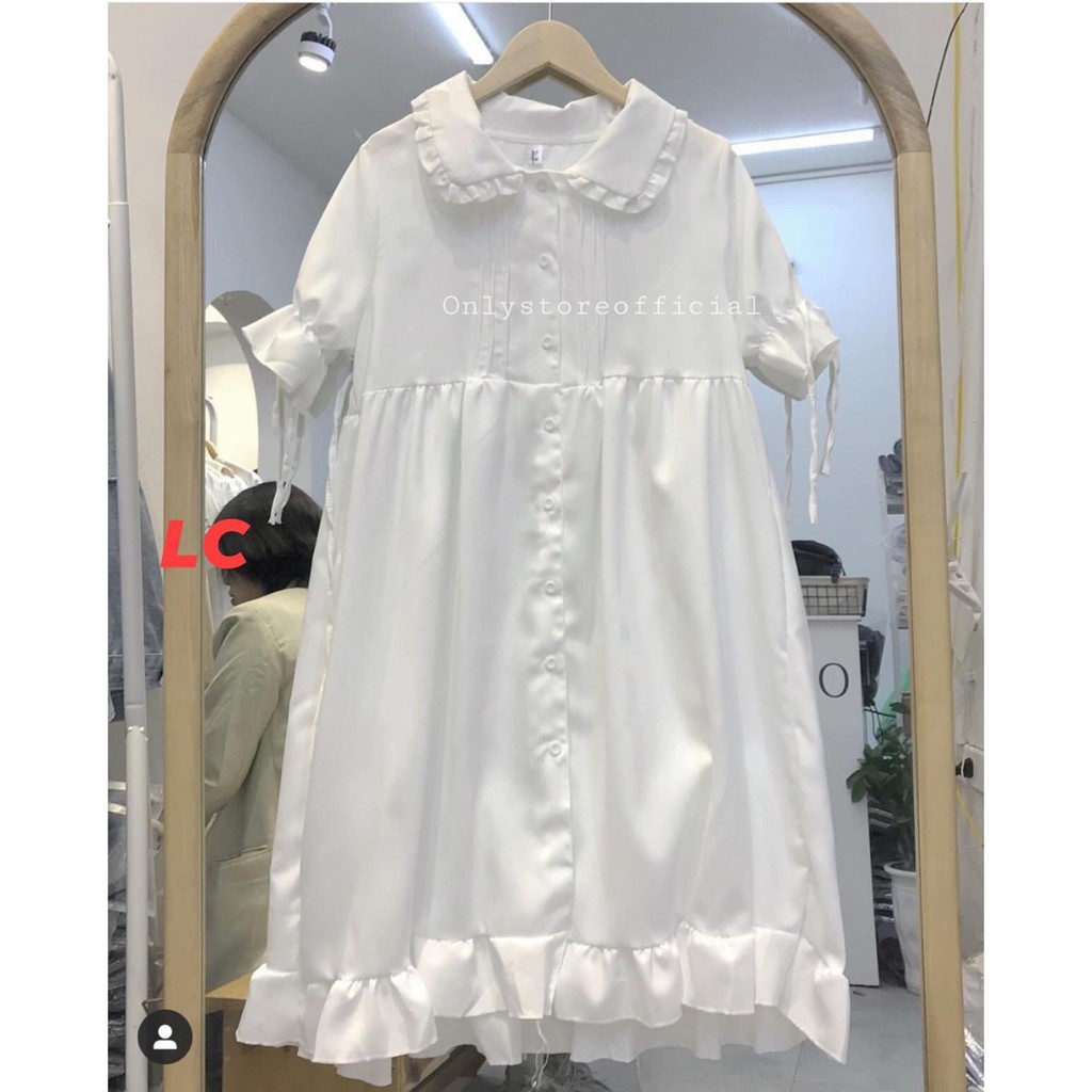 Váy Babydoll Tay Bồng Tiểu Thư | BigBuy360 - bigbuy360.vn