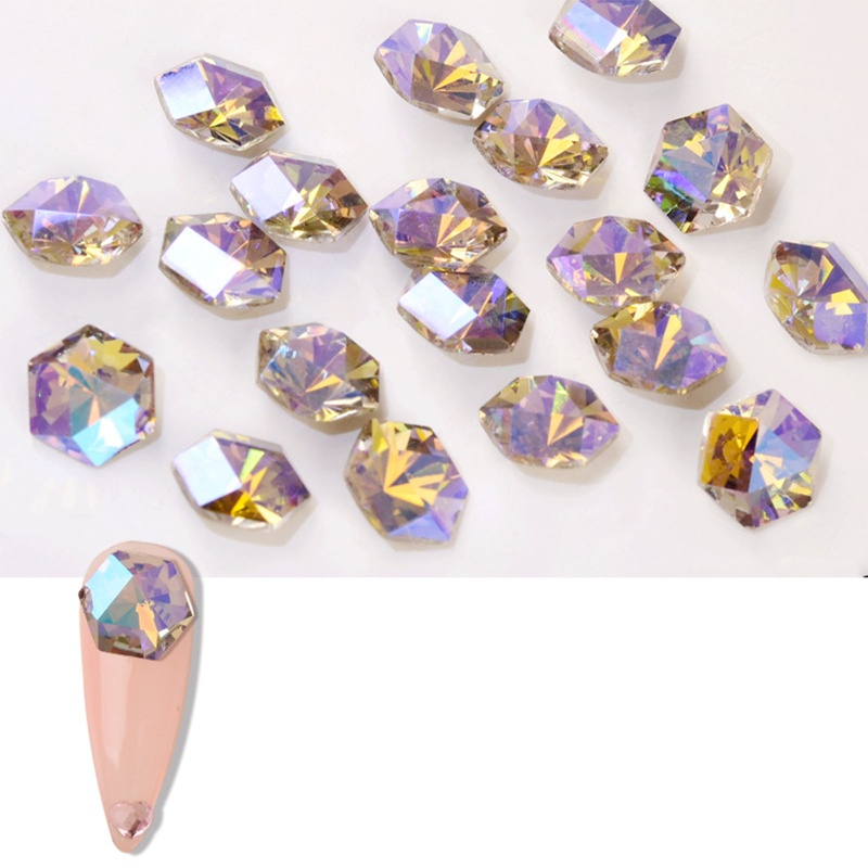 Youyo Set 5 Khối Đá Pha Lê Dán Móng Nghệ Thuật Sang Trọng Cho Phụ Nữ Hoặc Bé Gái