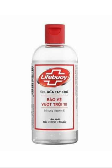 Nước rửa tay khô Lifebuoy 100ml , 235ml nắp bật và dạng vòi.