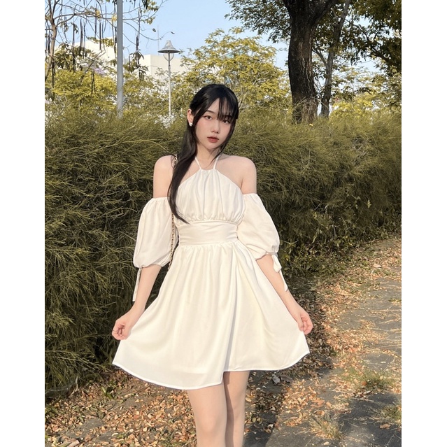 CELI DRESS - ĐẦM CỔ YẾM TAY NƠ MẶC NHIỀU KIỂU