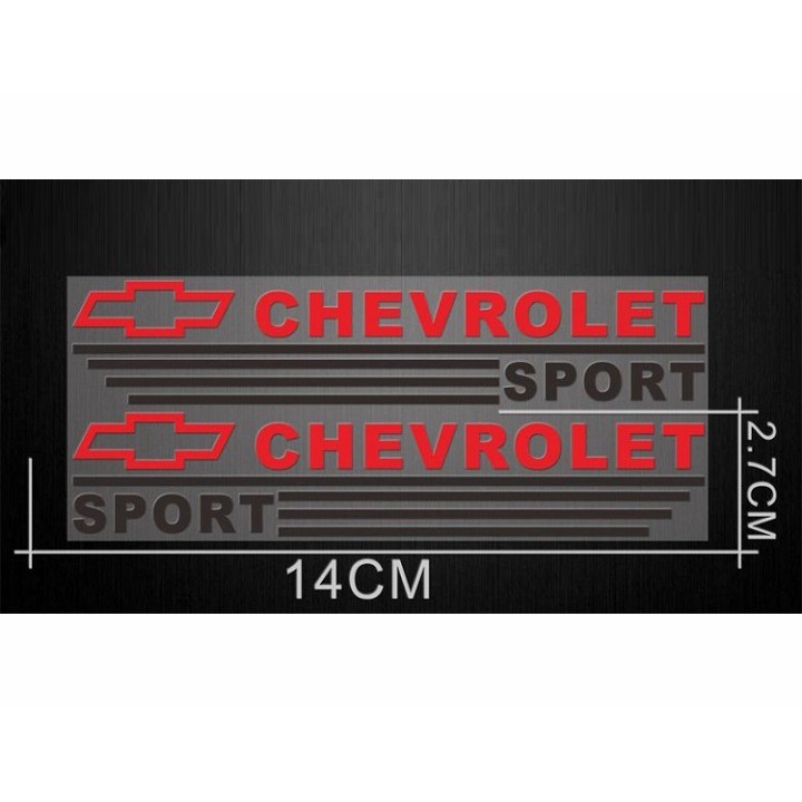 [HOT] Bộ tem dán gương chiếu hậu Logo Chevrolet trang trí Ô tô, Xe hơi