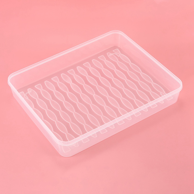 Set 4 Hộp đựng thực phẩm Trong Tủ Lạnh Màu Sắc Ngẫu Nhiên