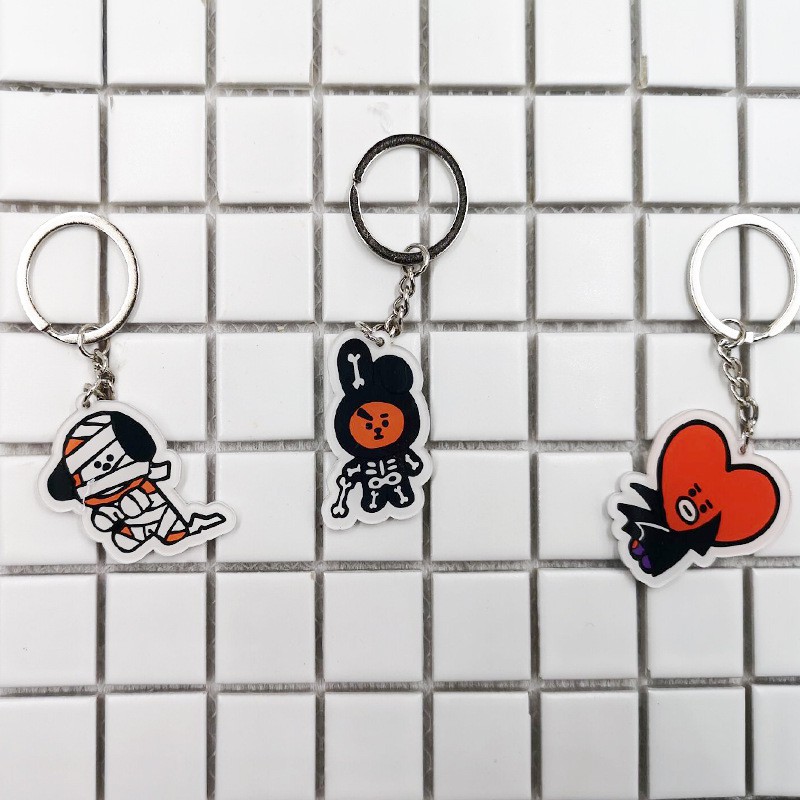 Móc chìa khóa BT21 haloween đặc biệt 2018 - SẴN HÀNG