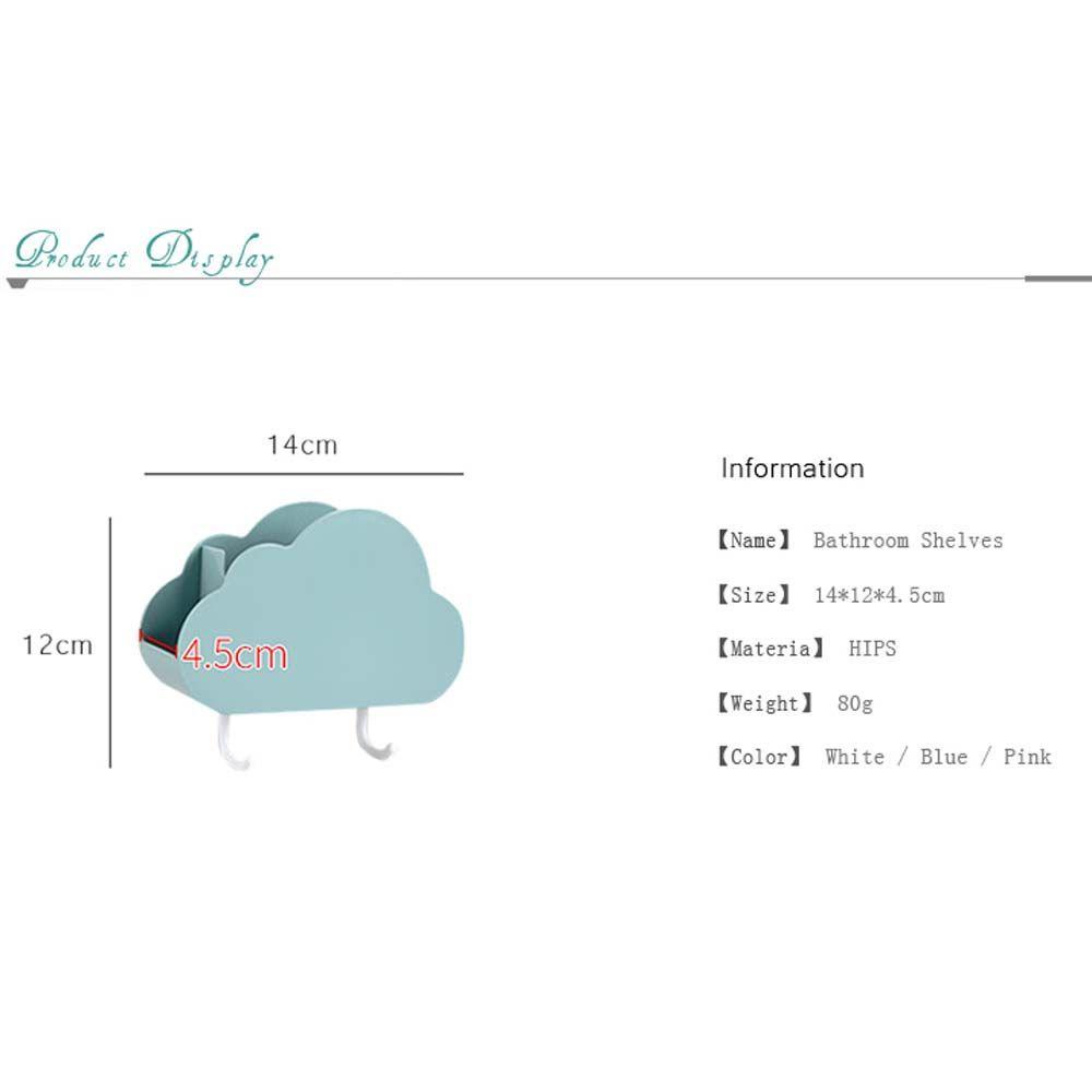 Giá Đỡ Bàn Chải Đánh Răng / Dao Cạo Râu Tự Dính Tiện Lợi