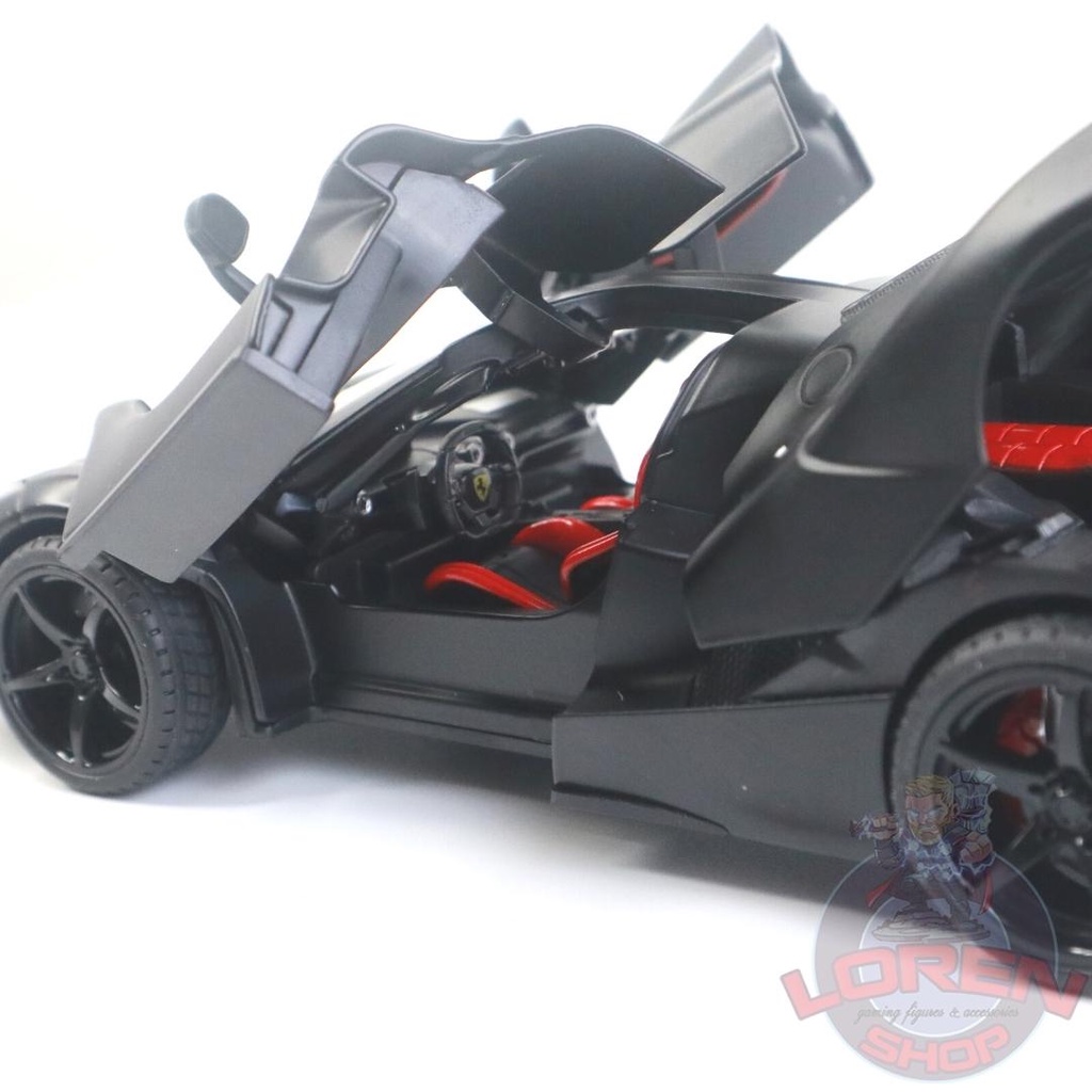 Mô hình ô tô kim loại Ferrari Laferrari tỷ lệ 1:22, siêu xe có đèn còi mở được cửa cốp nắp capo - Lorenshop
