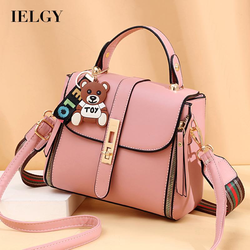 Túi Đeo Vai Hình Vuông Phối Dây Đeo Sợi Xích Bản Rộng Thời Trang Cho Nữ