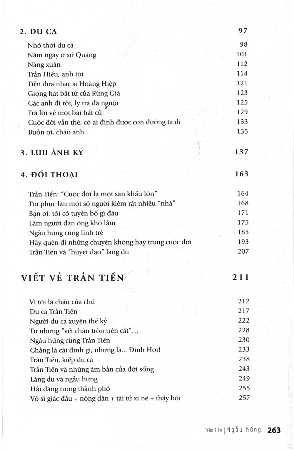 Sách Ngẫu Hứng - Trần Tiến