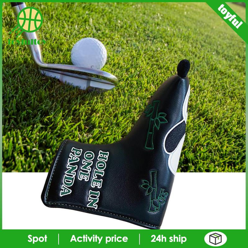 Vỏ Bọc Đầu Gậy Đánh Golf Bằng Da PU Thêu Họa Tiết Gấu Trúc Vui Nhộn Dễ Sử Dụng Cho Nữ