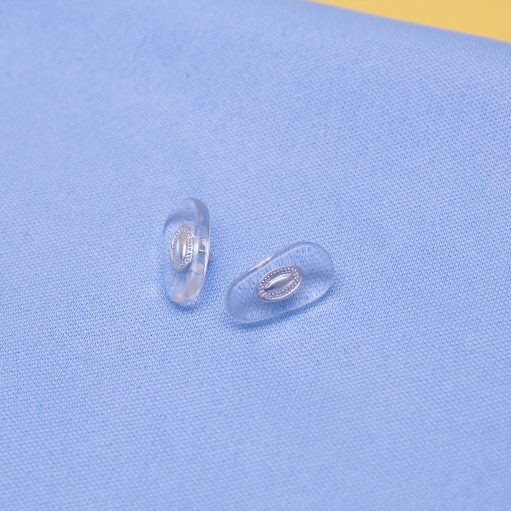 Đệm mũi silicon trắng trong gọng kính chống trượt tiện lợi - Kính mắt 4U