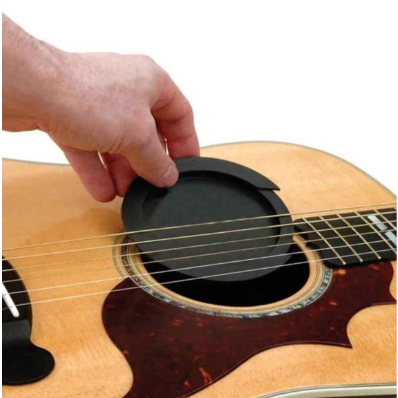 Hộp Đựng Ổ Điện Guitar Lỗ Âm Thanh Bao Da Silicone Chống Hú Tắt Tiếng Đàn size L-10CM -SKU - HOPD - uy
