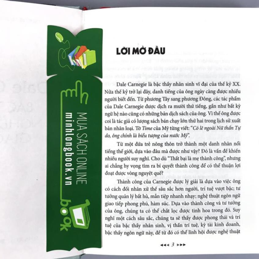 Sách - Dale Carnegie - Bậc thầy của nghệ thuật giao tiếp - Bản đặc biệt bìa cứng (Kèm Bookmark) [Minh Long]