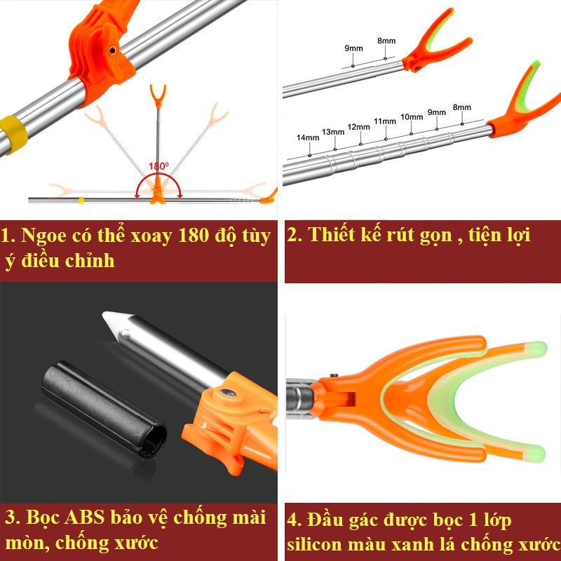 chống cần câu đài bền đẹp