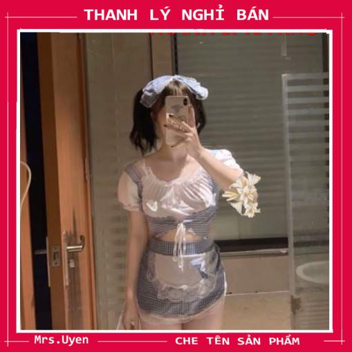 Bộ Đồ Ngủ Cosplay Sexy Nàng Lọ Lem Chăm Chỉ, Váy Ngủ Cosplay Hầu Gái Đủ Phụ Kiện Mã HGX | BigBuy360 - bigbuy360.vn