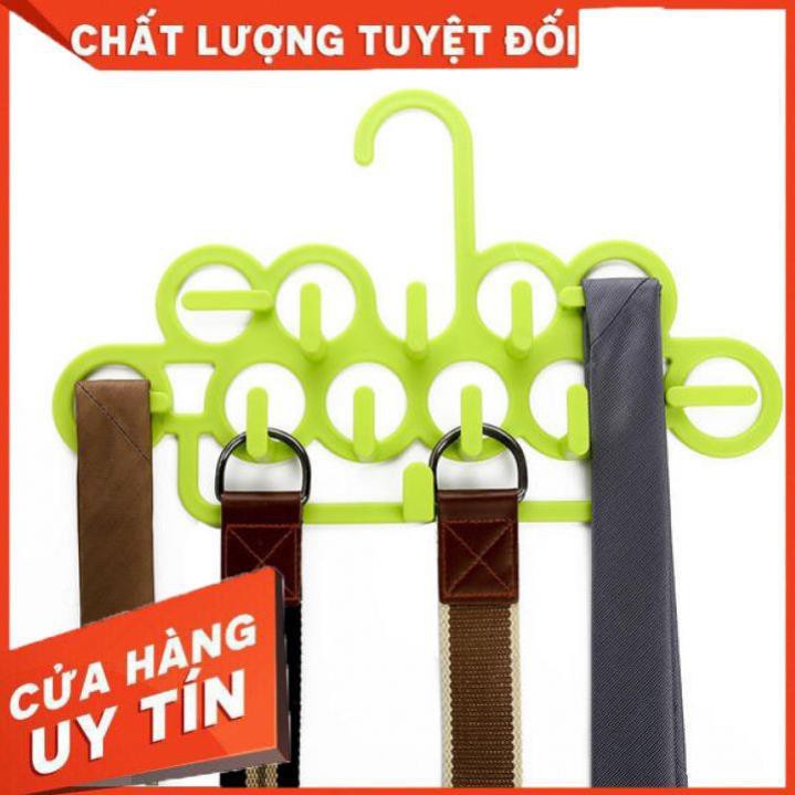Móc treo thắt lưng ⚡𝗙𝗥𝗘𝗘 𝗦𝗛𝗜𝗣 ⚡ Móc treo cà vạt nhựa nhỏ gọn, đa năng có thể treo các loại phụ kiện dây đai
