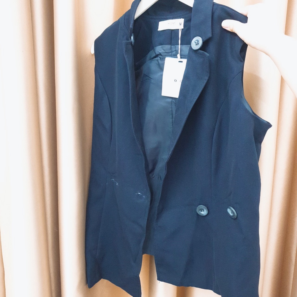 Áo vest ghile nữ dáng dài cao cấp On Demand