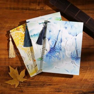 Sổ tay cổ phong kèm bookmark