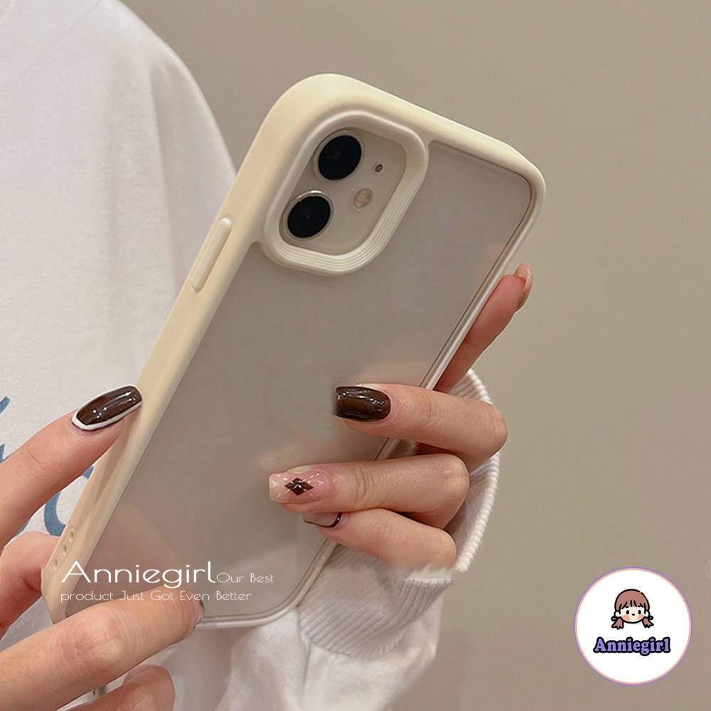 Ốp điện thoại silicon mềm cạnh vuông trong suốt chống sốc thích hợp cho IPHONE 11 7PLUS 8PLUS XR 13 12 PRO MAX