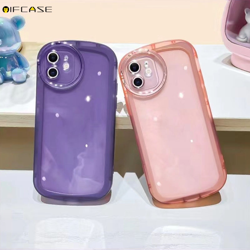 Ốp Điện Thoại Mềm Trong Suốt Màu Trơn Cho iPhone 11 Pro Max XS Max XR XS X 7 8 Plus SE 2020
