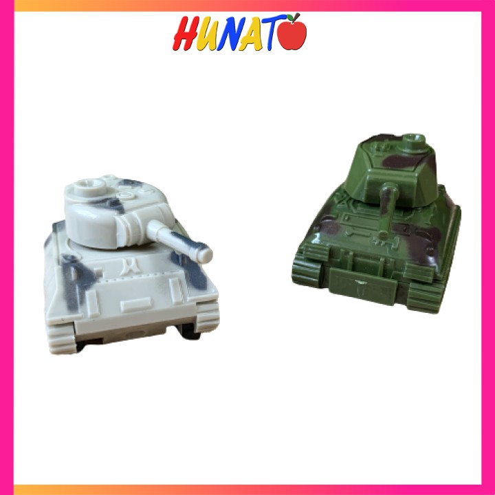 Xe tăng đồ chơi bánh đà mô hình mini cho bé HUNATO XT1