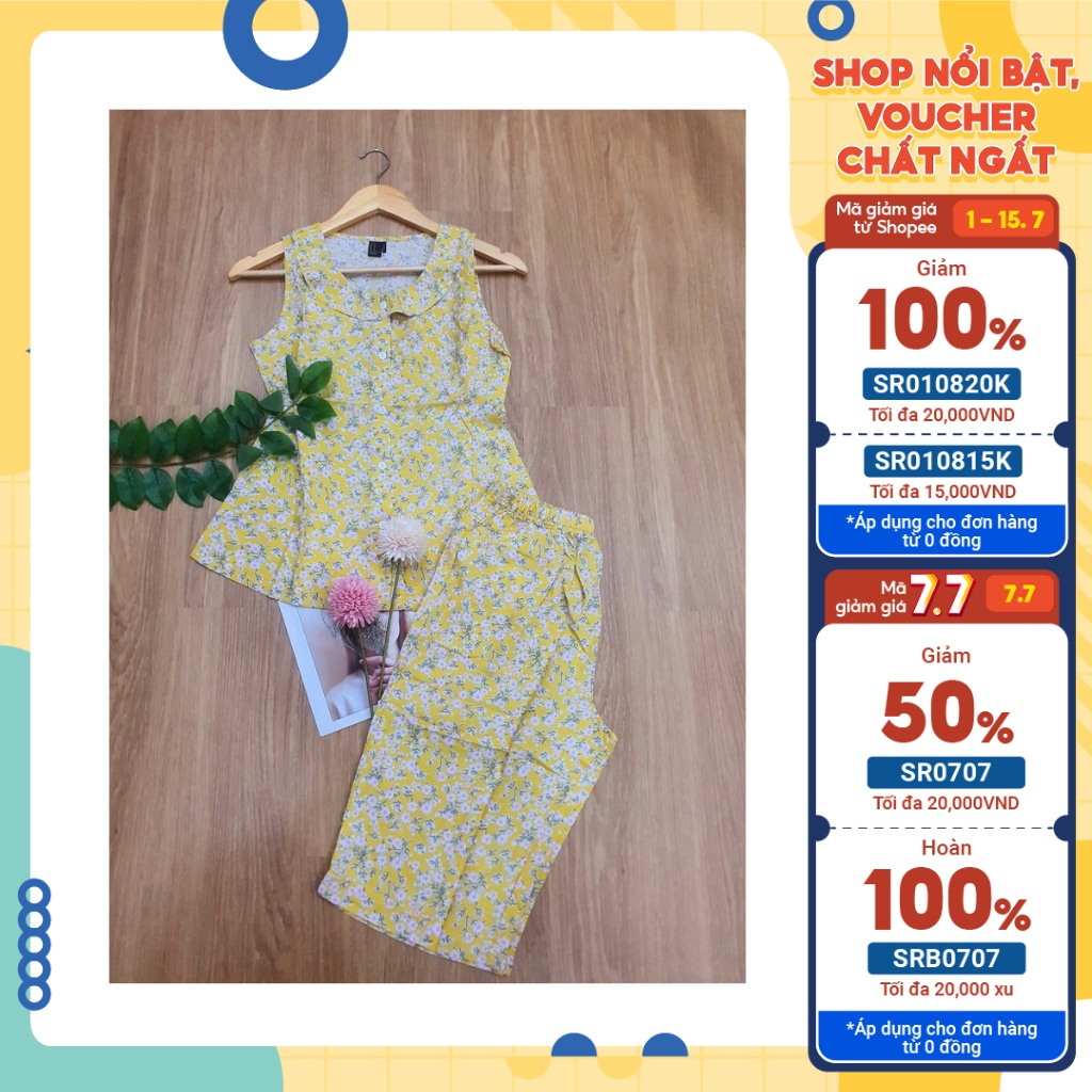 Bộ Lửng Sát Nách Cổ Sen Tole Xuất Khẩu F21
