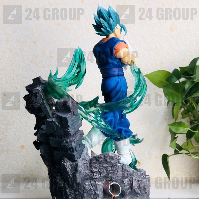 [3,4KG] Mô hình siêu to Vegito super saiyan blue cao 40cm có đèn led 3D vegeta goku mo hinh figure vegito dragonball