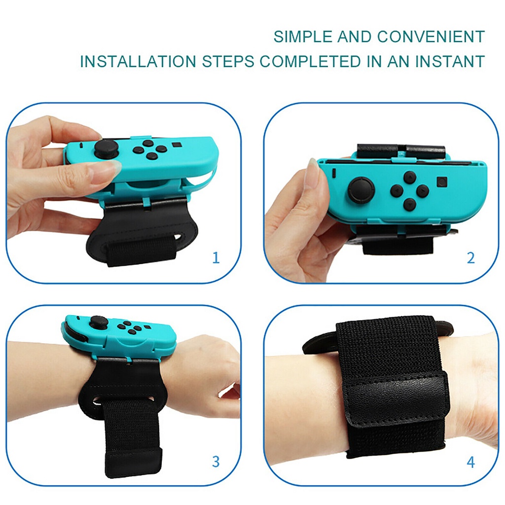 Dây Đeo Cổ Tay Chơi Game Nhảy Múa Cho Nintendo Switch Joycon