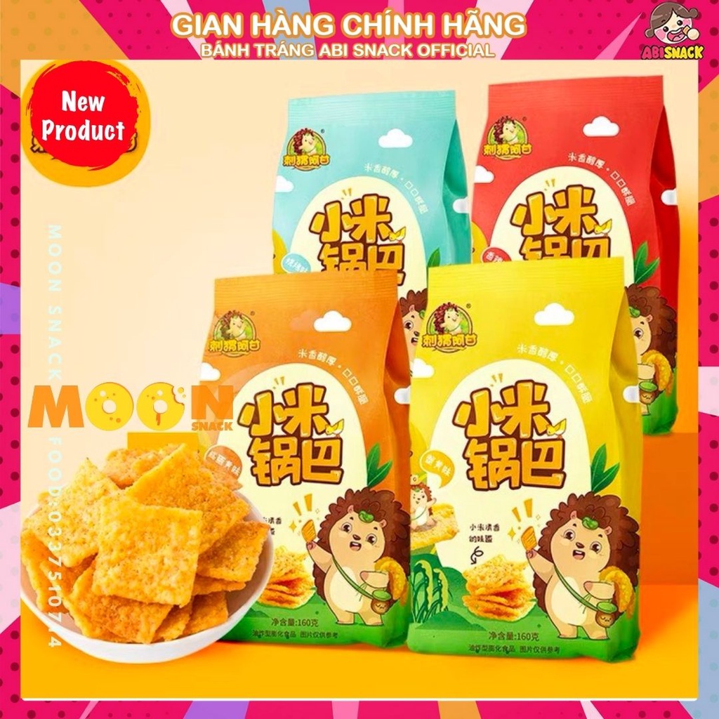 Bánh Snack Nhím YOUYUSU món ăn nhẹ thực phẩm chiên giòn 🦔 GÓI LỚN 160g