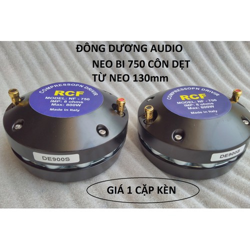 loa treble neo bi 750 RCF coil dây dẹt-giá 1đôi