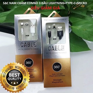 (1Người  mua cả nhà dùng) Cáp sạc từ hút nam châm đầu đa năng dành cho các điện thoại