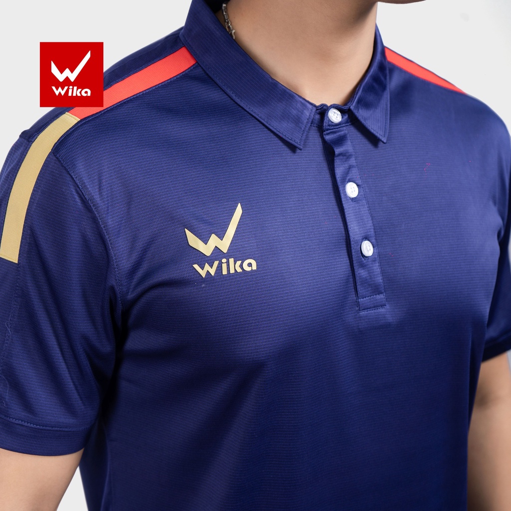 Áo Thun Polo Nam Thể Thao Nam Wika Chính Hãng Chất Vải Polyester Co Giãn Thoáng Mát