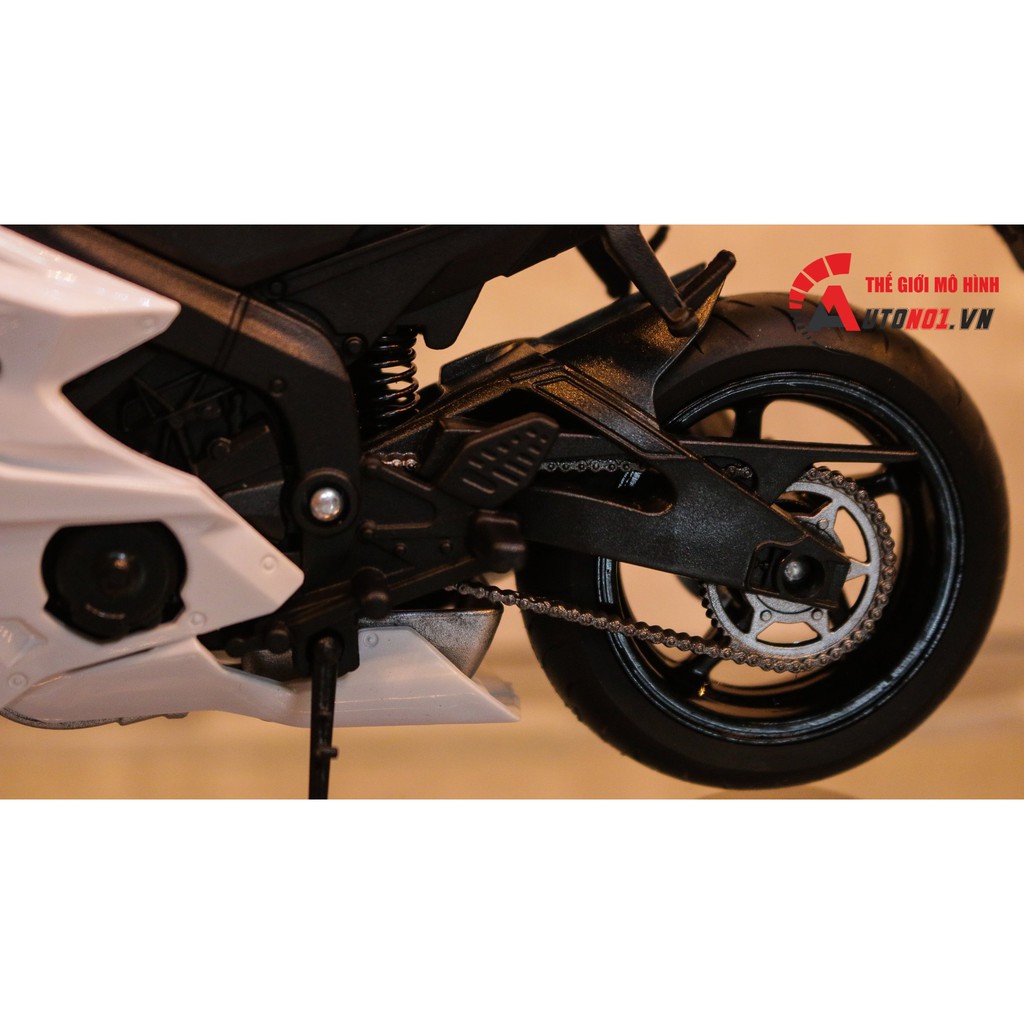 MÔ HÌNH XE YAMAHA YZF R6 2020 WHITE 1:12 WELLY 7495