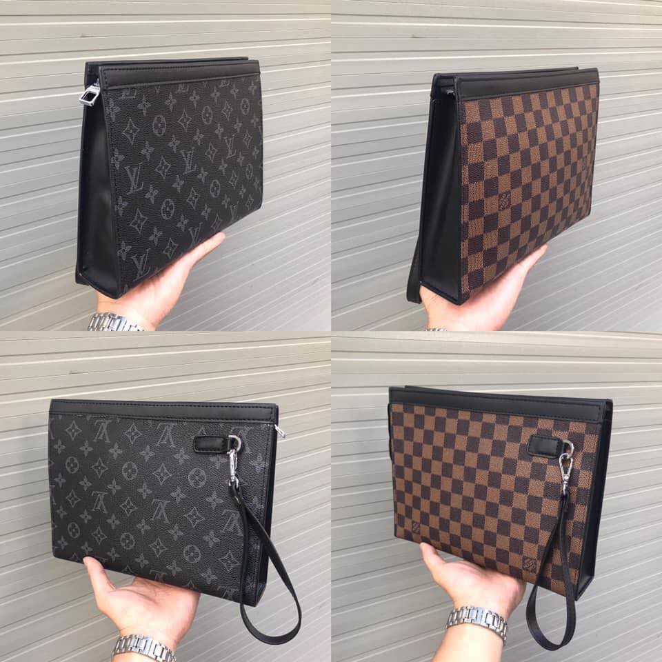 👝HIGH FASHION👝 Ví ví cầm tay, ví clutch siêu cấp, kẹp nách thời trang FULLBOX KT SG