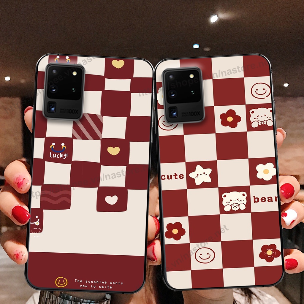Ốp lưng Samsung Note 20 / Note 20 Plus / Note 20 Ultra / Note 20+ trái tim mặt cười, gấu cute thể thao cá tính
