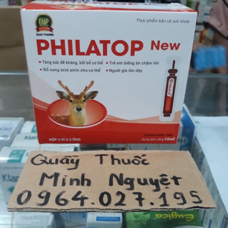 Philatop ống nhựa Đại Uy (hộp 20 ống)