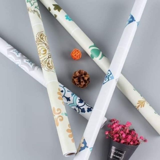 Giấy dán bếp hoa văn (giao họa tiết ngẫu nhiên)