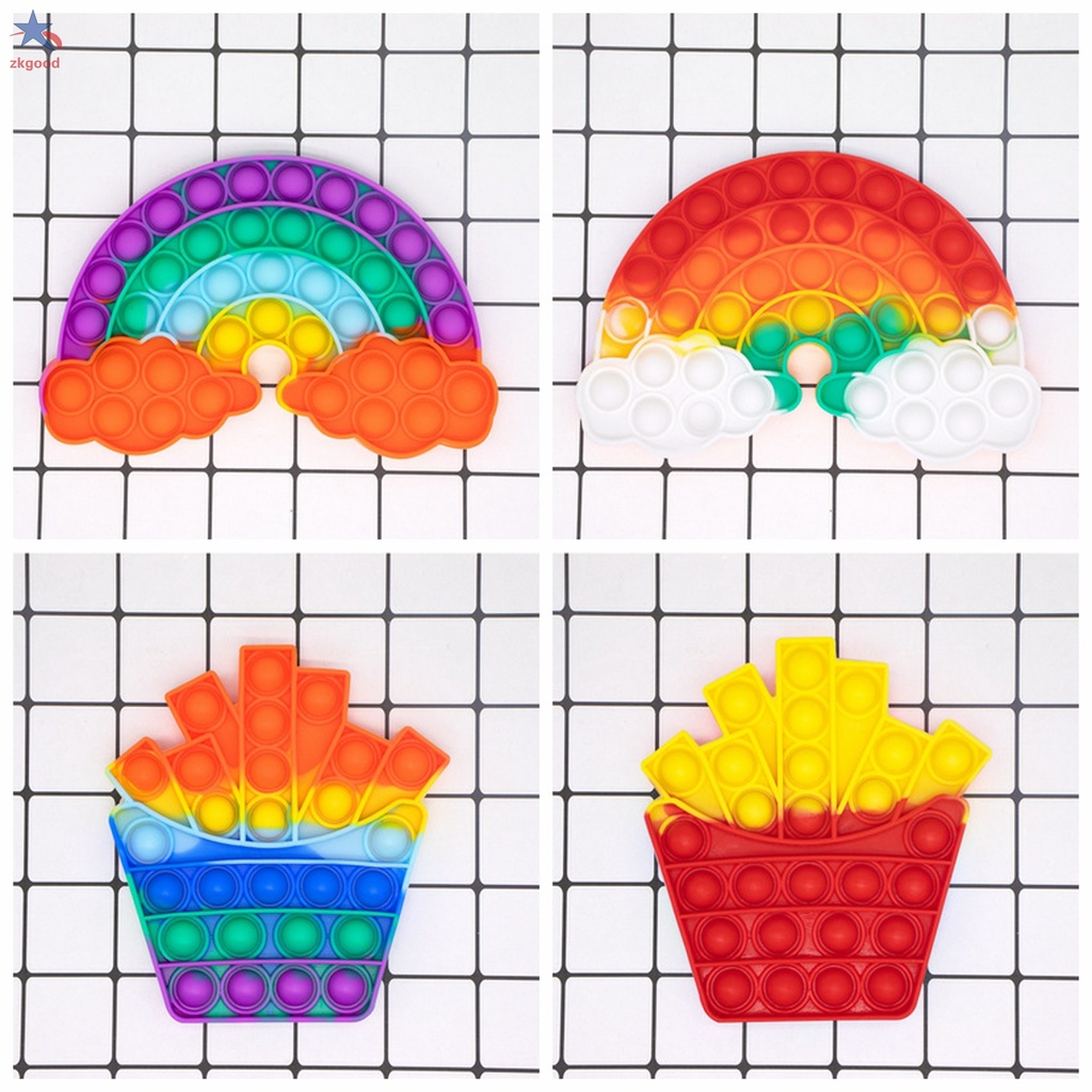 Đồ chơi thư giãn Pop it giải trí thông minh giảm căng thẳng hiệu quả cho người lớn và trẻ em